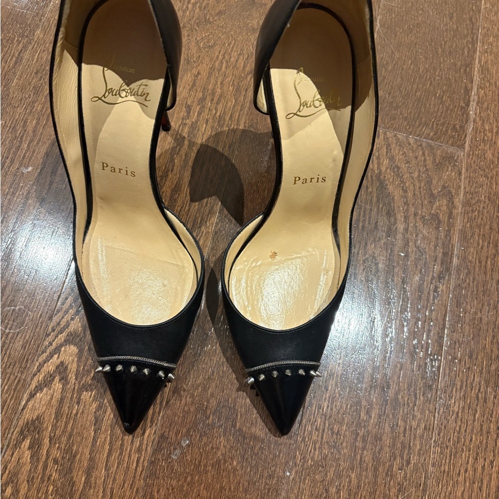 Christian Louboutin Black Pointed Heels
